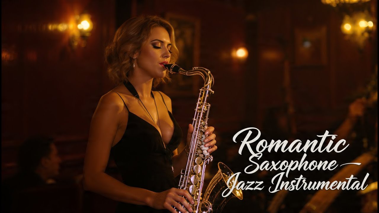 Romantic Saxophone Jazz Instrumental Playlist for Love and Relaxation, Studying, Working, Driving