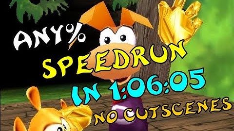 Rayman 2 (PC) - Any% Speedrun in 1:06:05* Loadless | 1:07:15 RTA