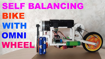 Self balancing bike with omni wheel