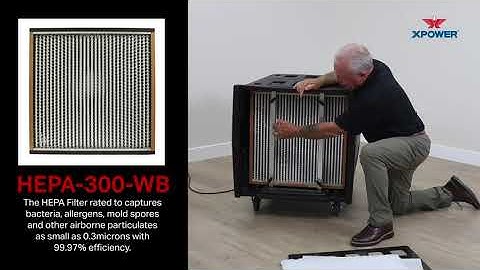 XPOWER AP 2000 HEPA Air Filtration System - How It Works