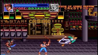 [SNES | SFC Game] Super Double Dragon Playthrough No Death | Return of Double Dragon Walkthrough
