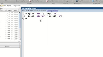 MATLAB Tutorial NO 14 fplot