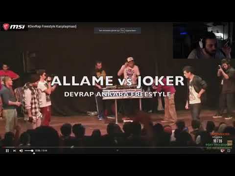 Elraenn - Allame vs Joker Freestyle Kapışması İzliyor