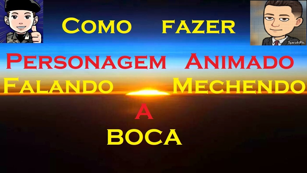 Como fazer Um Personagem Animado que Fala ( meche a boca ) Avatar ...