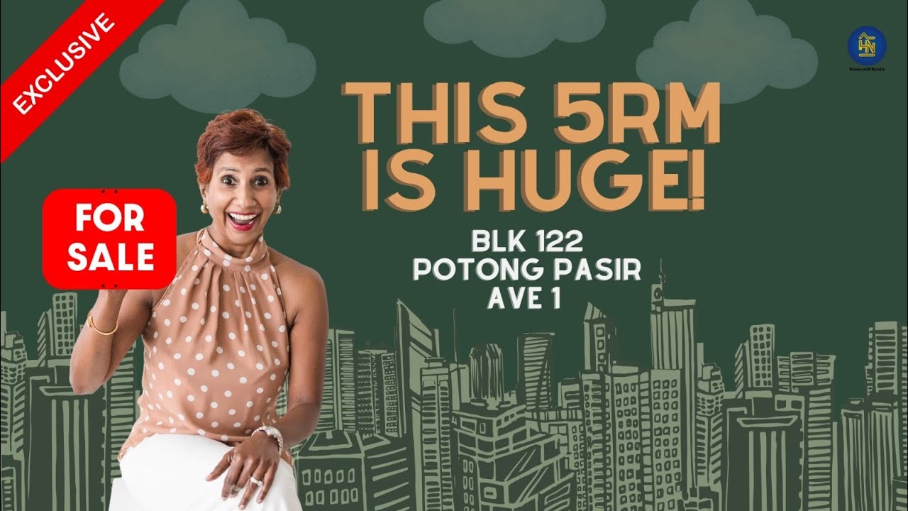 FOR SALE 📢  HUGE 140sqm 5RM HDB in POTONG PASIR | HOME TOUR 
