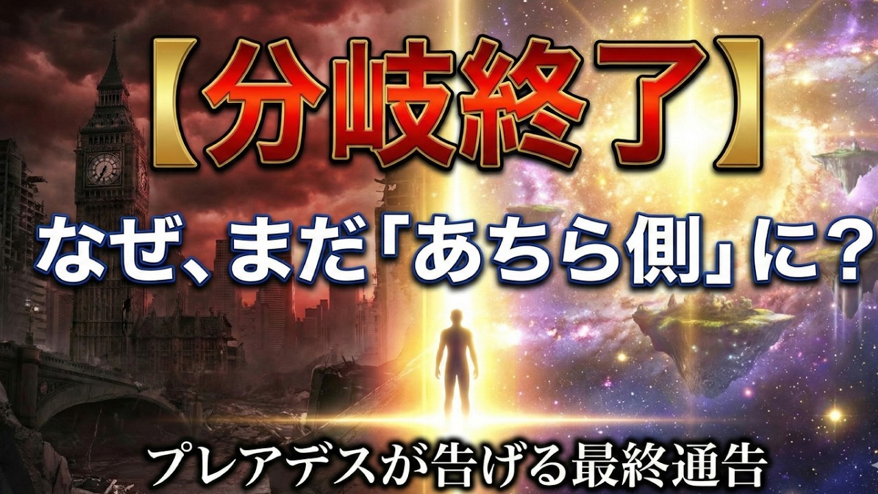 【警告】5次元分岐は完了しました。未だ3次元に残る魂と、光へ還る魂を分かつ『決定的な違い』
