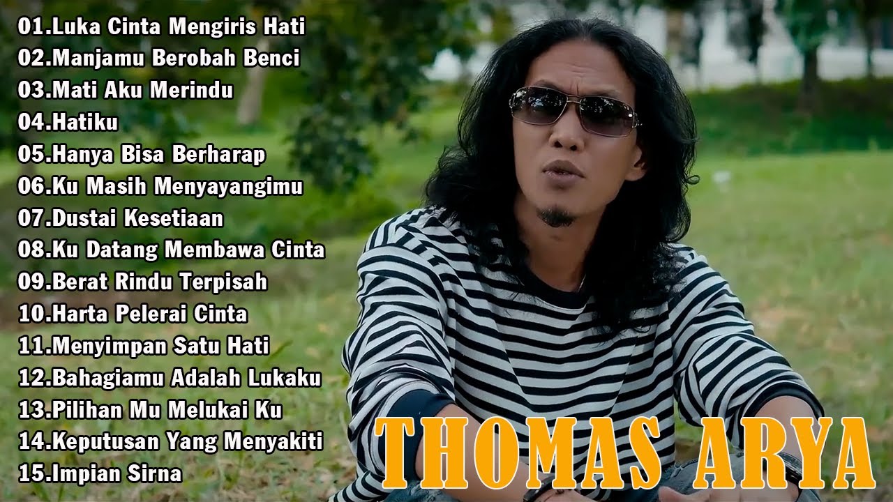 Thomas Arya Full Album  Slow Rock Terpopuler 2025 - Lagu Viral | Luka Cinta Mengiris Hati
