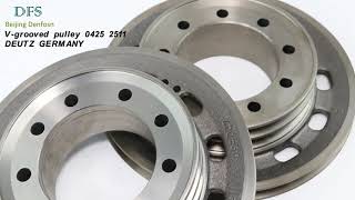 APPLY TO DEUTZ BF6M1013EC V-GROOVED PULLEY OEM NO:04502511
