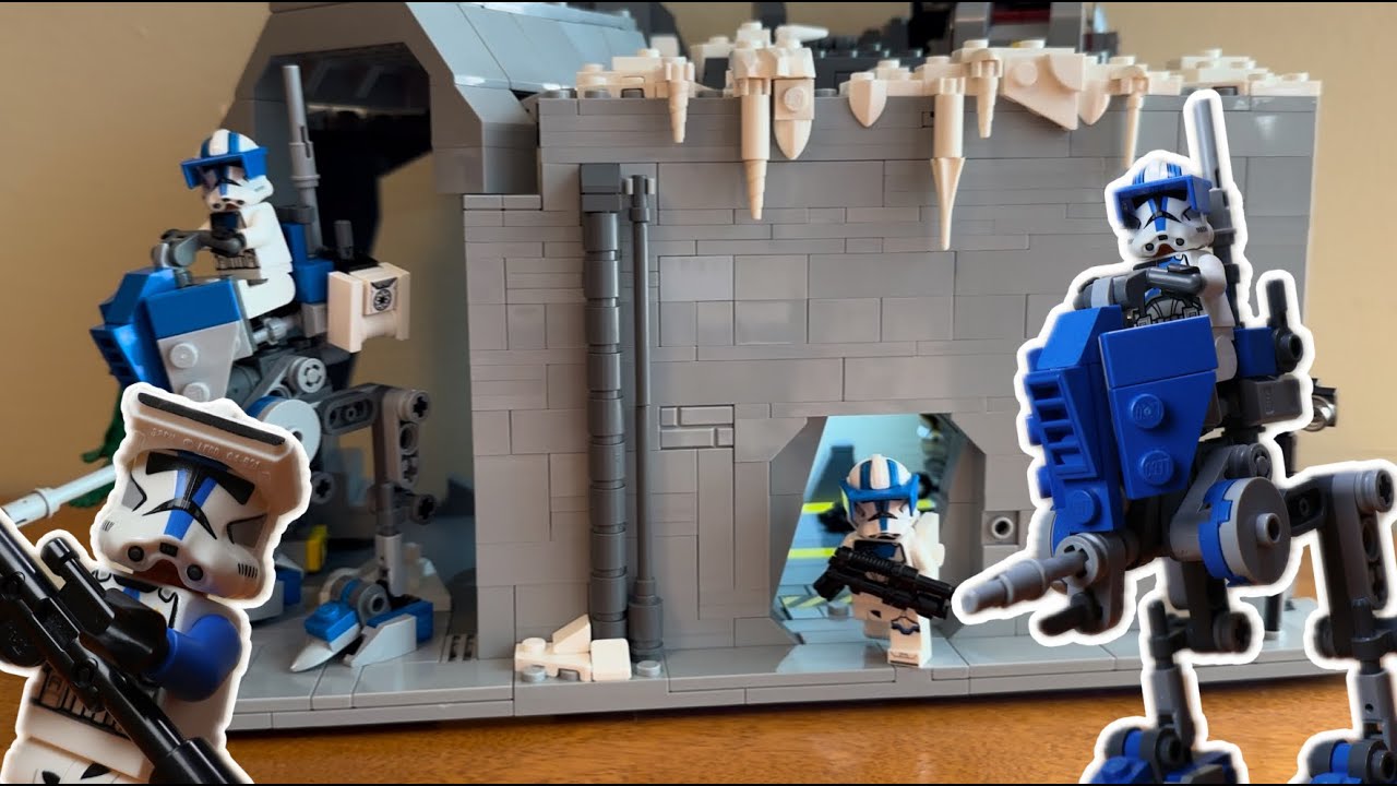 Lego star wars 501st clone base - YouTube