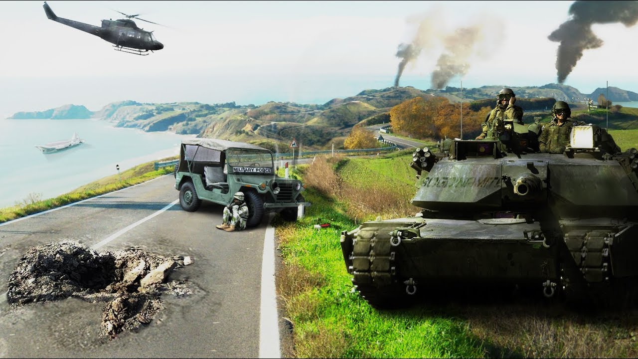 Post-War Battlefield Photoshop Speed-Art PhotoManipulation Timelapse HD