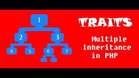 Traits and multiple inheritance in php