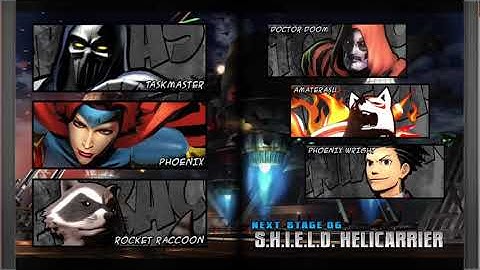 Ultimate Marvel vs Capcom 3 - Phoenix, Taskmaster, and Rocket Raccoon Arcade Mode Part 2
