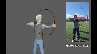 Archery Animation Test | Custom Bow Rig