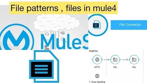 fileConnector filePattern to list specific files| List files in mule4