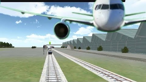 Train sim car and airoplane