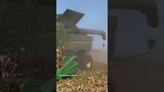 JOHN DEERE S790 Harvesting Corn johndeere bigtractorpower