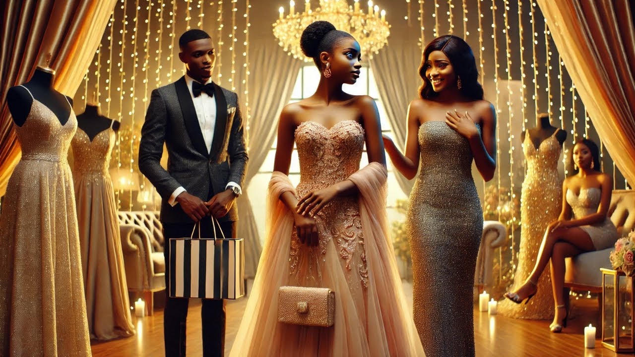 Her sister took her dress before the party, but the designer handed her…#folktales