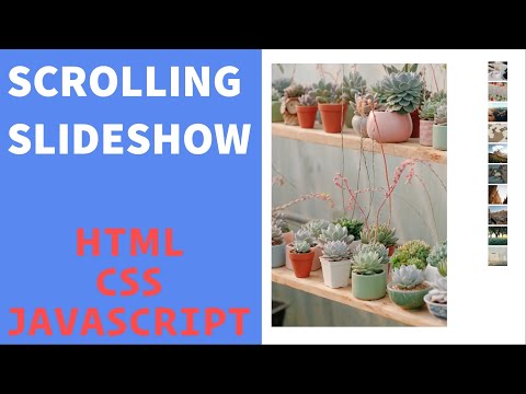How to Create Slideshow on Scroll with HTML, CSS, and JavaScript