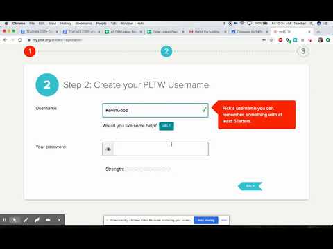 How to Create a Student Account on PLTW