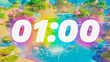 1 Minute Timer with Calm Music | Classroom Instrumental YouTube #timer