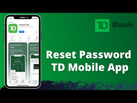 How to Recover TD Bank Login | Reset Mobile Banking Password - TD Mobile App