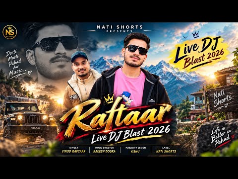 Raftaar Live Dj Blast 2026 | Latest Himachali Pahari Live | Vinod Raftaar | Rakesh Dogra