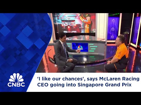 'I like our chances', says McLaren Racing CEO going into Singapore Grand Prix Episode cover