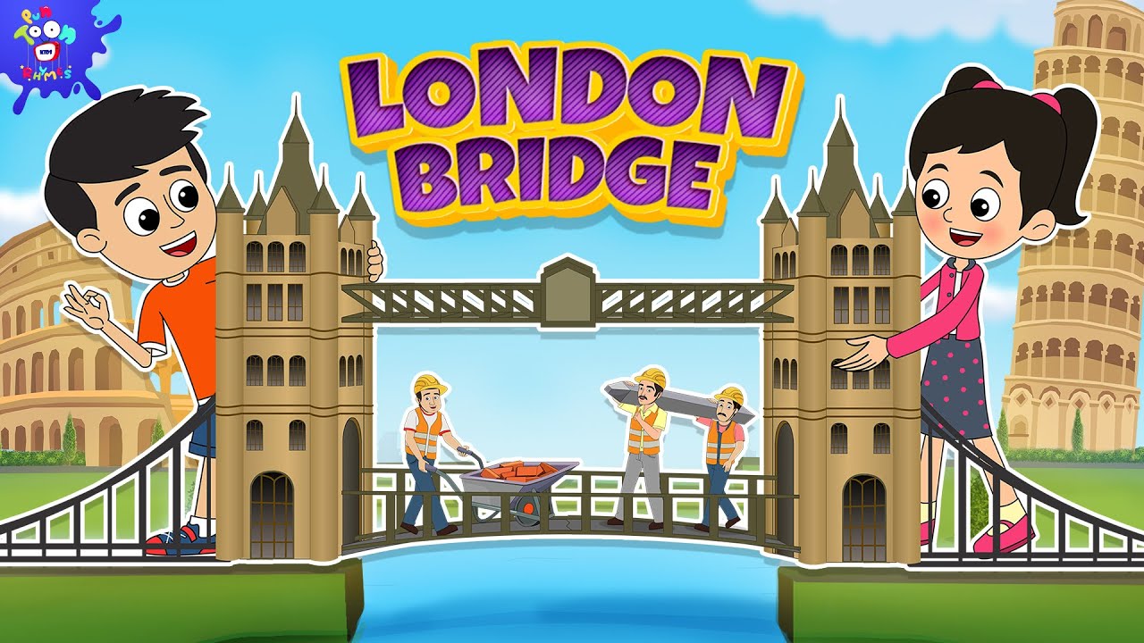London Bridge is Falling Down | Nursery Rhymes | Kids Song | Kindergarden Songs | PunToon Kids