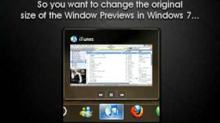 How to Change the Window Preview Size in Windows 7