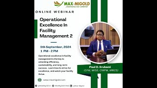 Facility Management Lunch Hour: Operational Excellence in Facility Management 2