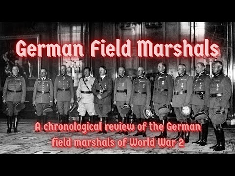 All German Field Marshals Of Ww2