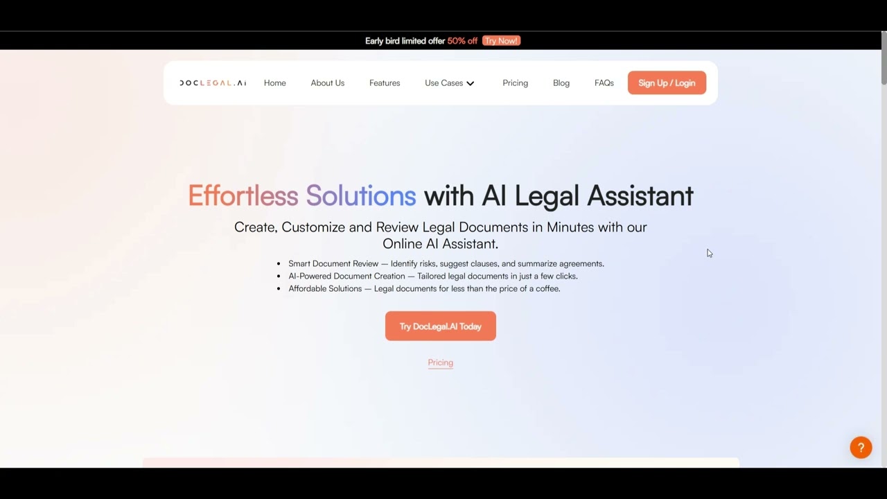 ⚖️ مستندات قانونية في دقائق – DocLegal.ai! 📝🤖
