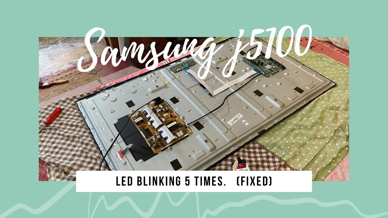 Samsung Tv Red Light Blinking 5 times YouTube