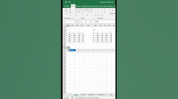 COMO MULTIPLICAR MATRICES EN EXEL💡💡💡💡💡