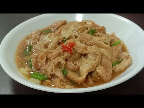 Resep Kulit Tahu Kering