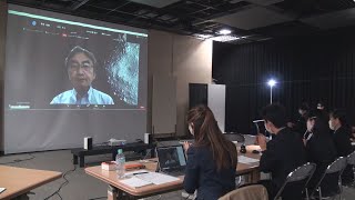 はやぶさ2帰還、楽しみに 高校生が取材イベント