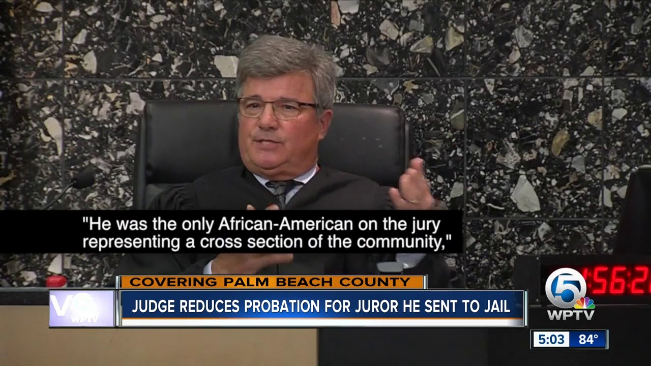vero beach weather Judge reduces probation for juror he sent to jail