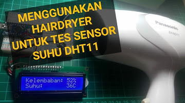 BELAJAR 28 PEMROGRAMAN ARDUINO - Sensor Suhu DHT11 dan LCD I2C 16x2