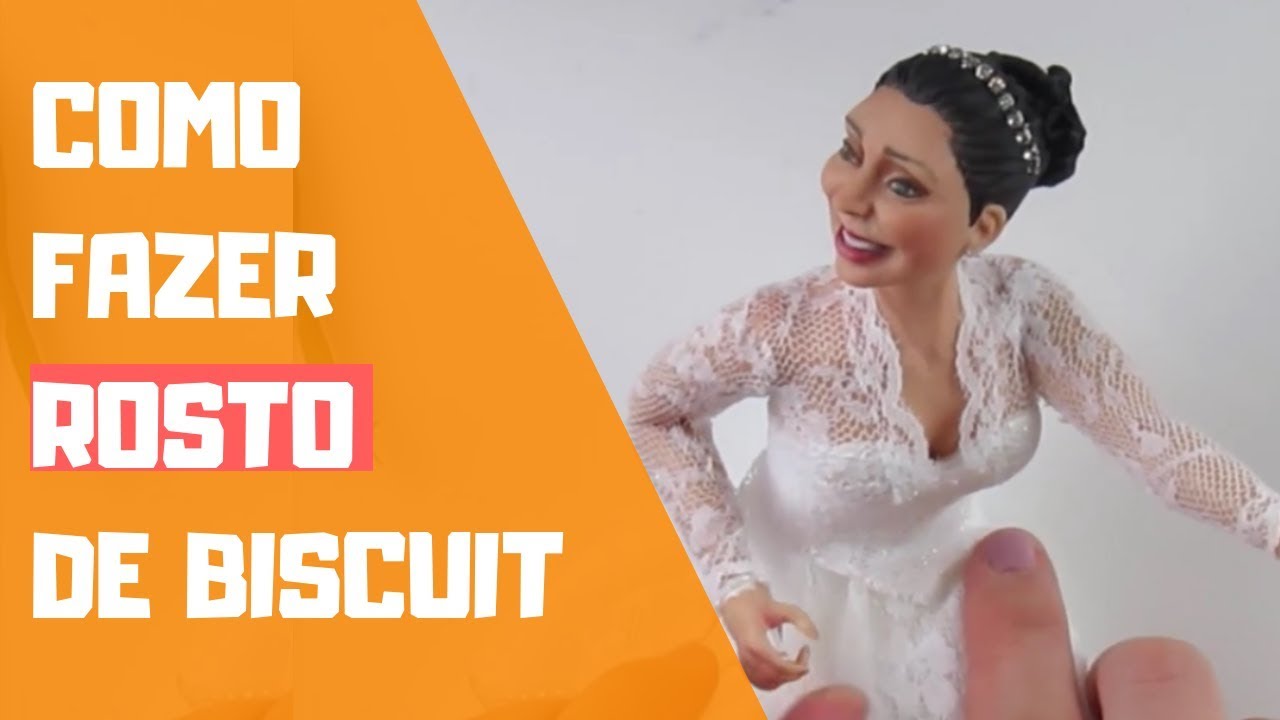 Como fazer rosto de biscuit