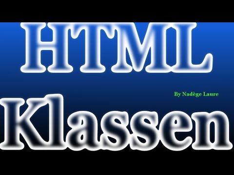 Video: Was ist das Klassenattribut in HTML?