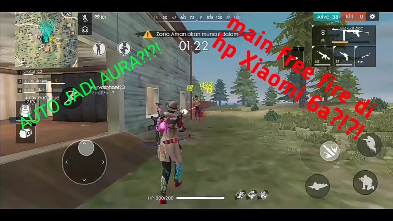 Main Free Fire Di Hp Xiaomi Redmi 6a Apakah Lag Youtube