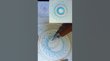 Spirograph Drawing Reverse ◀️ #shortfeed #howto #spirograph #reverse #ytshorts #shortsviral #asmr