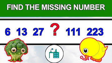 Number Pattern | Can you find what number the question mark is? | Math Logic Puzzles
