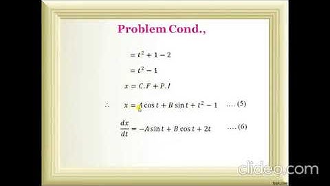 simultaneous linear differential equations