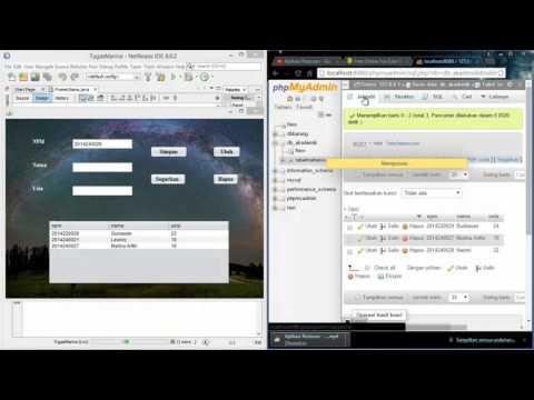 Insert, Delete, Update, dan Refresh Data di Database MySQL di Java