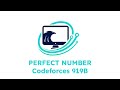 Perfect Number Codeforces 919B | Practica de Programacion Competitiva en C++