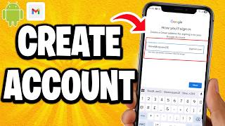 How To Create Gmail Account On Android Phone