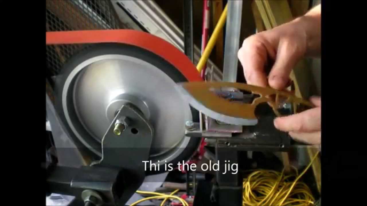 New Hollow Grinding Bevel Jig CAD Design to Replace the Old One GET