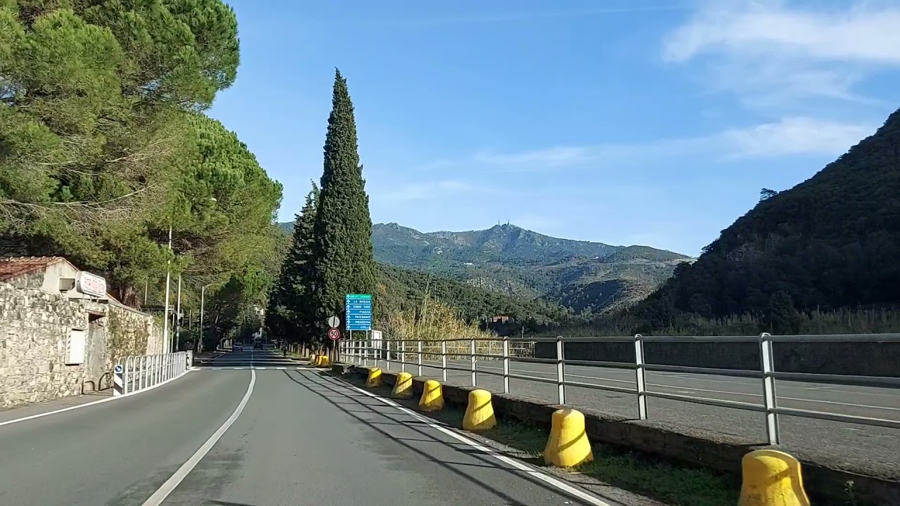 Da Moneglia al casello autostradale di Deiva Marina, autostrada A12