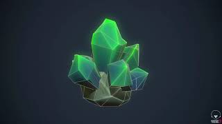 Stylized Gem Game asset